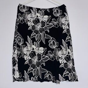 Women's Hawaiian Kaua'iana petite size XL black and white